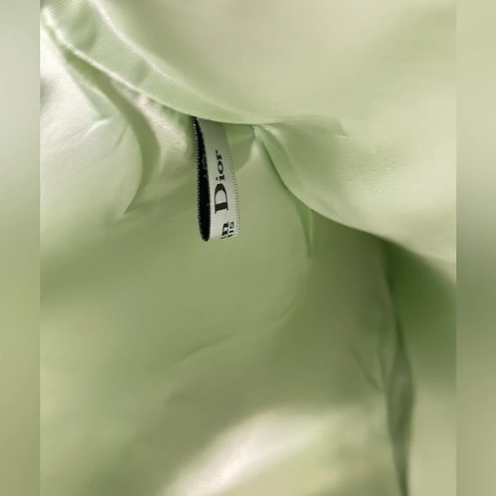 Dior 🍏 Green Oblique Monogram Print Tote Bag VIP gift - Picture 6 of 8